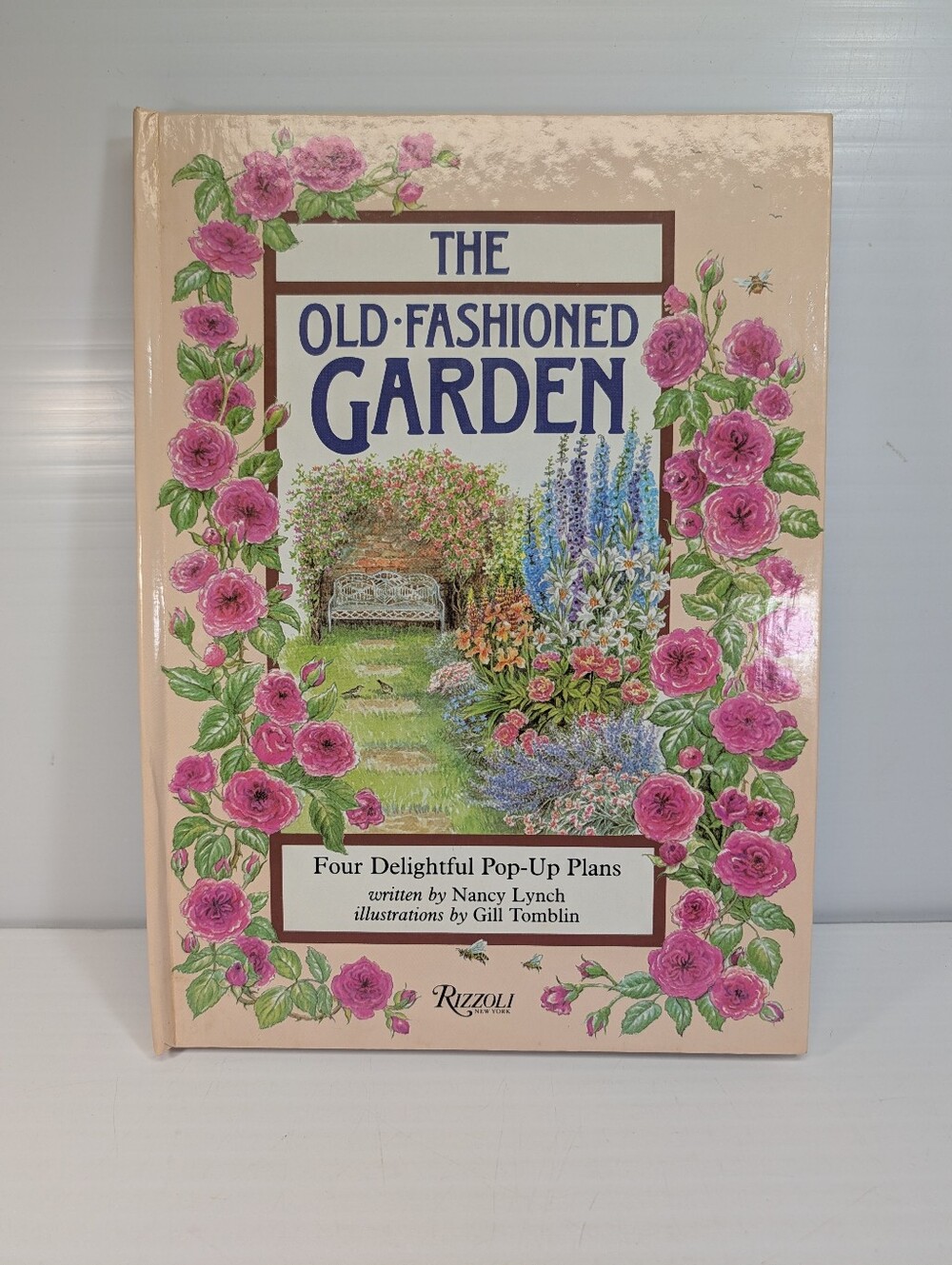 Vintage 1987 The Old Fashioned Garden Pop-Up Book Nancy Lynch Rizzoli Hardcover